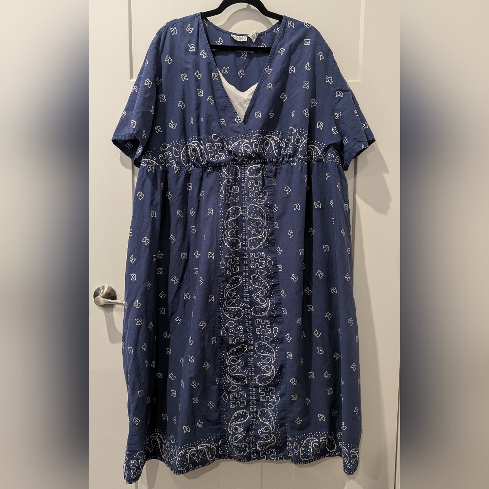 Boho Paisley Print Dress